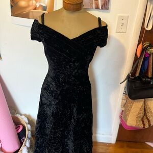 Elegant Black Off-Shoulder Dress